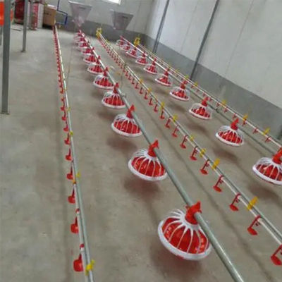 380v Tavuk Çiftliği Ekipmanları 3 pan/3m Otomatik Tava Besleme Sistemi