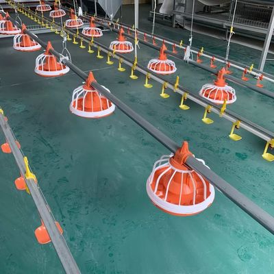 Broiler 10 Yıl Ömrü için Dia.25mm Otomatik Kanatlı Besleyici
