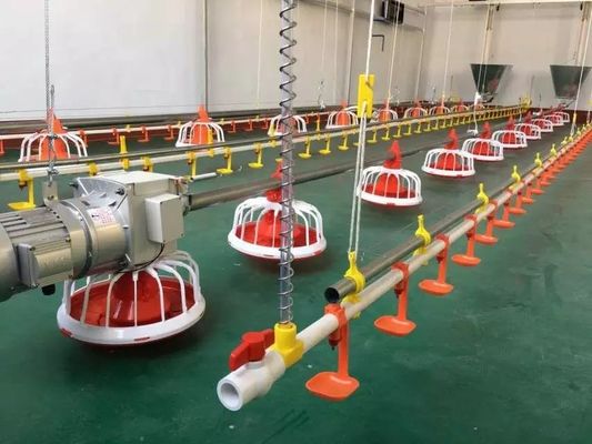 Çap 60mm Tavuk Çiftliği Besleme Makinesi Galvanizli Çelik