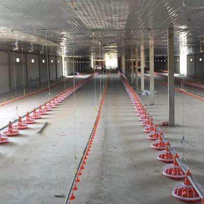 Galvanizli Boru Kanatlı Tarım Makinesi Tava Besleme Sistemi Çapı 45mm
